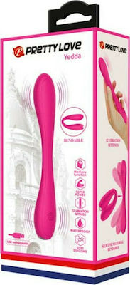 Pretty Love Yedda Clitoral Vibrator with Remote Control 17cm BI-014710-1 Pink