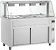 Inomak Heated Display Bain Marie 4 GNxGN 4370W W141xD70xH131.5cm