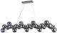 Maytoni Dallas Pendant Chandelier for 25 Bulbs G9 Silver