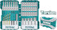 Total Set of 45 Drills with Hexagonal Shank for Metal