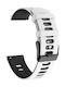 Dual-color Curea Silicon Alb (Huawei Watch GT2 / GT3 (42mm) / GT3 Pro (43mm))