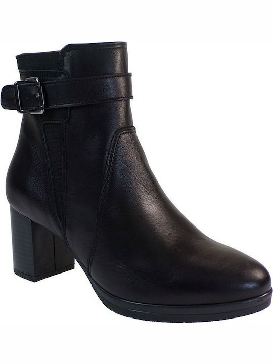 Fardoulis 1326 Leather Women's Ankle Boots Black