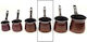 Max Home Μπρίκι Αλουμινίου Νο 4 Κόκκινο 240ml