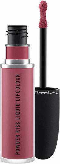 M.A.C Powder Kiss Long Lasting Liquid Lipstick Velvet More The Mehr-ier 5gr