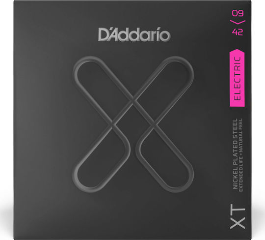 Daddario XT Nickel Set Electric Guitar Strings Nickel Plated Steel 9 - 42 Super Light