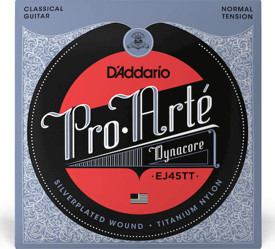 Daddario Pro-Arté Dynacore Set of Nylon Classical Guitar Strings 28 - 44 Normal Tension