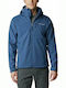 Columbia Cascade Ridge II Herren Winter Jacke Softshell Wasserdicht und winddicht Blau