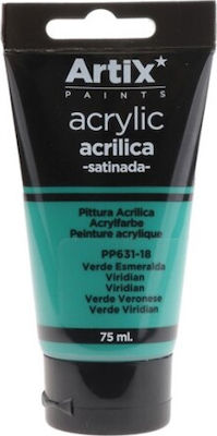 Artix Acrylic Acrylic Paint Set in Green color Viridian 75ml 1pcs PP631-18