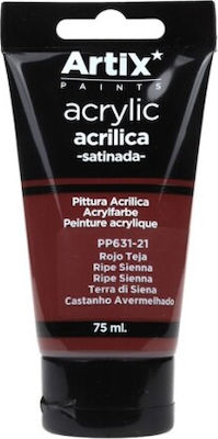 Artix Acrylic Acrylic Paint Set in Brown color Ripe Sienna 75ml 1pcs PP631-21