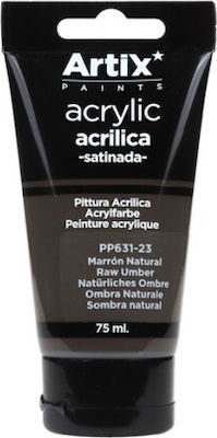 Artix Acrylic Acrylic Paint Set in Brown color Raw Umber 75ml 1pcs PP631-23