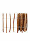 vidaXL Bamboo Fencing from Hazel wood with Whole Wood 60x500cm