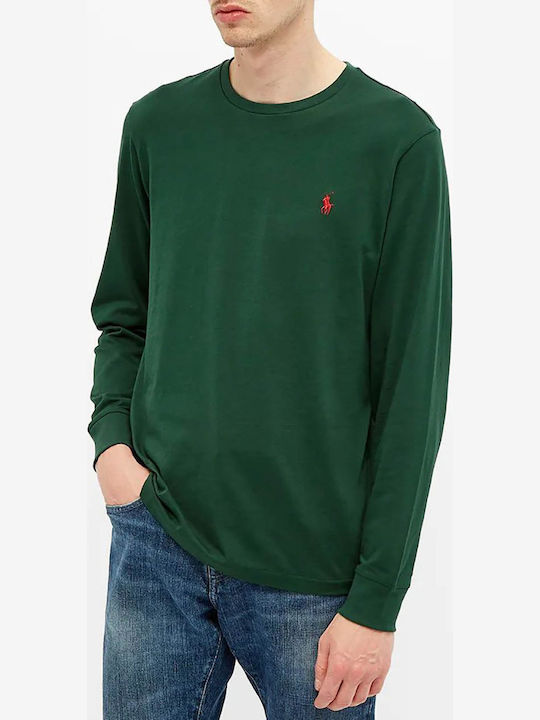 Ralph Lauren Ανδρική Μπλούζα Μακρυμάνικη Πράσινη