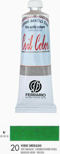 Ferrario Cril-Color Ακρυλικό Χρώμα Ζωγραφικής Πράσινο 60ml