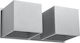Sollux Quad 2 Modern Lamp Wall Gray 26x14x14cm