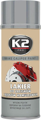 K2 Brake Caliper Paint Sprühfarbe von Autos Silber 400ml