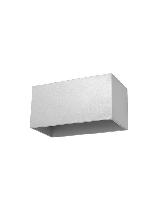 Sollux Quad Maxi Leuchte Wand Gray 31x14x14cm