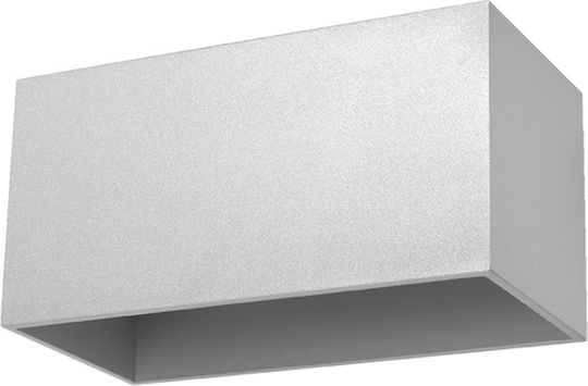 Sollux Quad Maxi Modern Lamp Wall with Socket G9 Gray 31x14x14cm