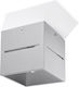 Sollux Lobo Modern Lamp Wall Gray 10x13x13cm