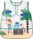 Babyono Creative Baby Waterproof Plastic Coverall with Hoop & Loop Fastener Green for 36 m+ BN840