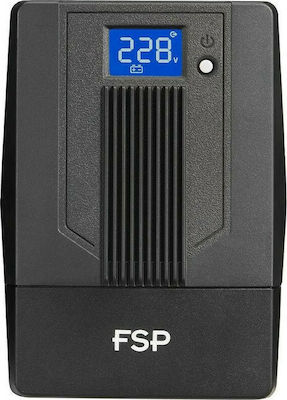 FSP/Fortron iFP800 UPS Line-Interactive 800VA 480W με 2 Schuko Πρίζες