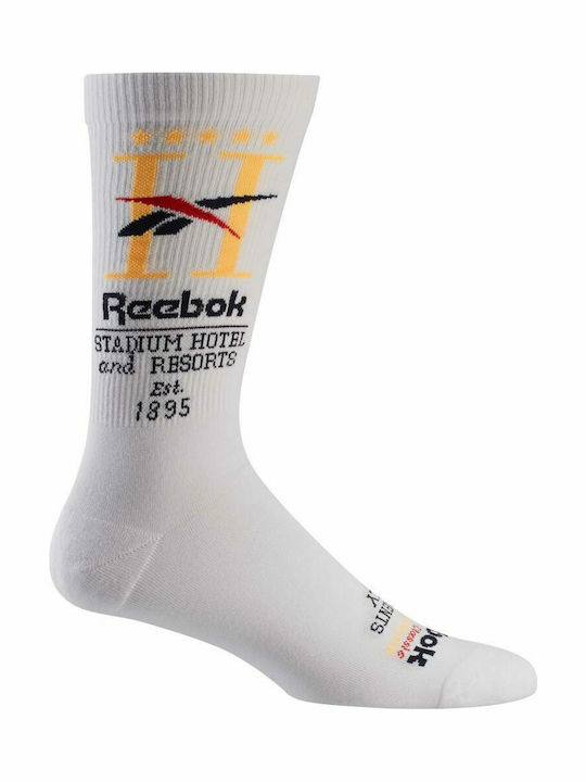 Reebok Classics Hotel Αθλητικές Κάλτσες Λευκές 1 Ζεύγος