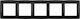 Aca Prime Switch Frame 5 Positions Horizontal I...