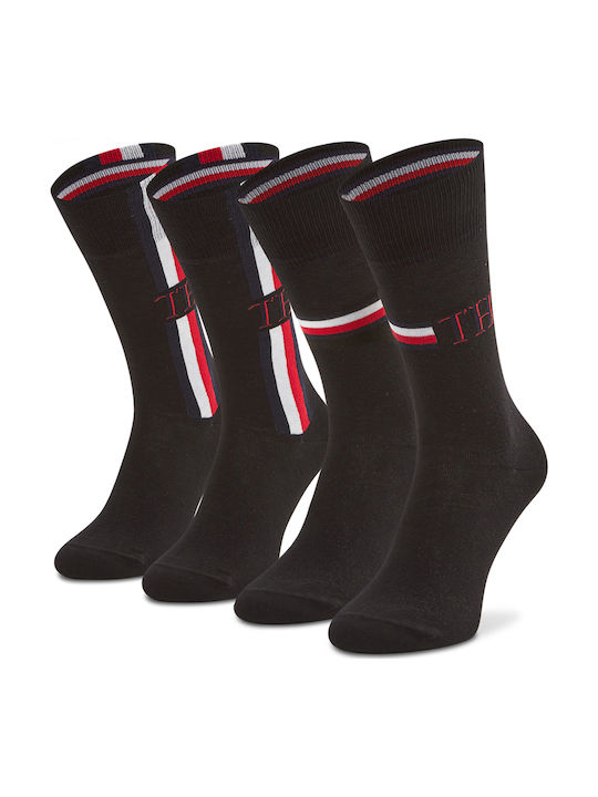 Tommy Hilfiger Iconic Чорапи с Дизайн Многоцветни 2Пакет