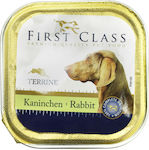 First Class Wet Dog Food Tray with Rabbit 1 x 300gr