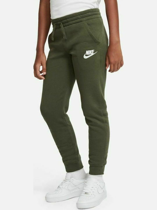 Nike Παιδικό Παντελόνι Φόρμας Πράσινο Sportswea...