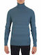 Hugo Boss Men's Long Sleeve Sweater Turtleneck Blue