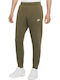 Nike Sportswear Men's Fleece Sweatpants with Rubber Khaki