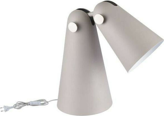 Maytoni Novara Metal Table Lamp for E14 Socket with Grey Shade and Base