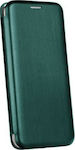 Elegance Book Δερματίνης Πράσινο (Redmi 9A)
