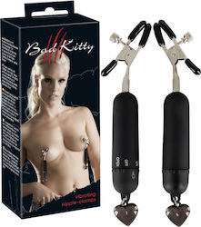 You2Toys Bad Kitty Vibrating Nipple Clamps in Schwarz Farbe 05813640000