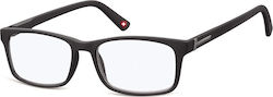 Montana Eyewear BLF73 Ochelari de citit +3.50 Negru BLF73