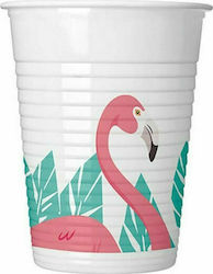 Flamingo Glas für Party 8Stück