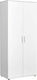 Double Door Wardrobe White 80x47x187cm