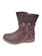 Xti Kids Boots with Zipper Burgundy