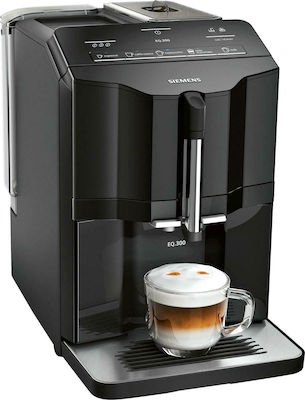 Siemens Mașină automată de cafea espresso 1300W Presiune 15bar pentru cappuccino cu râșniță Negru