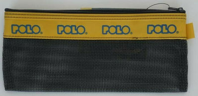 Polo Pencil Case with 1 Compartment Black