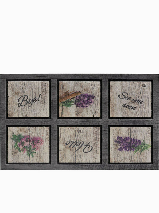 Sdim Non-Slip Doormat Lavender 006 45x75cm 10mm Thickness