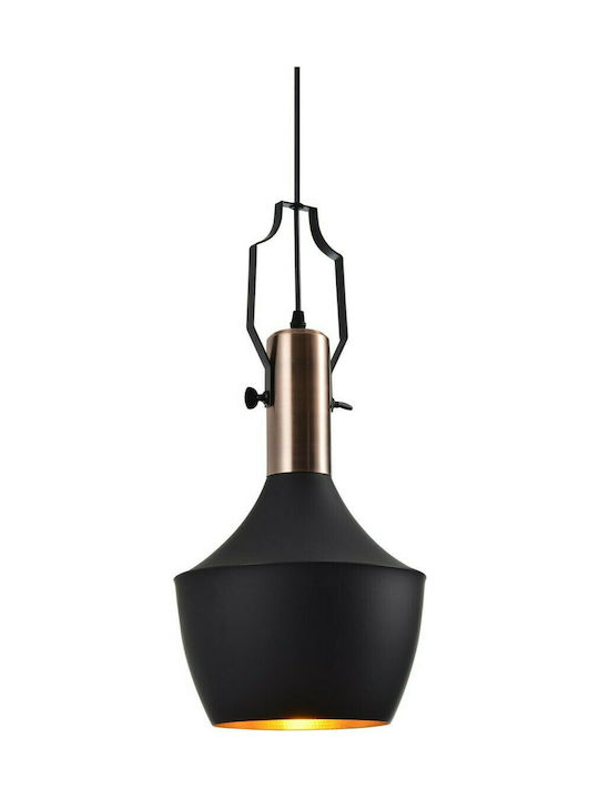 Hatzipantos Stores Pendant Light Single-Light for Socket E40 Black