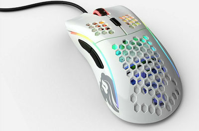 Glorious PC Gaming Race Model D Minus RGB Gaming Mouse 12000 DPI White