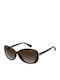 Polaroid Women's Sunglasses with Brown Tartaruga Plastic Frame and Brown Gradient Polarized Lens PLD4097/S 086/LA