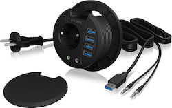 Icy Box USB Хъб 4 Порта (USB-A) IB-HUB1430 Icy Box USB Хъб 4 Порта (USB-A) IB-HUB1430