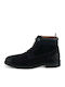 Thomas Flex Suede Navy Μπλε Ανδρικά Μποτάκια