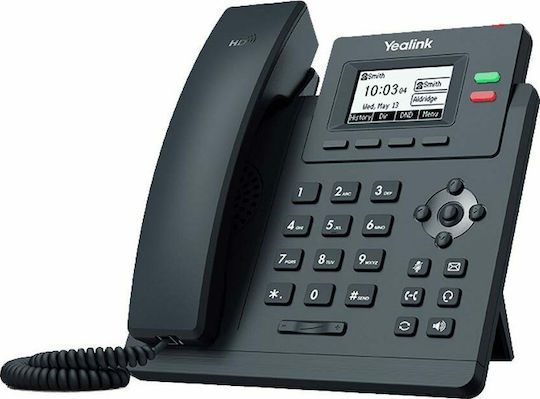 Yealink SIP-T31 Cu fir Telefon IP 2 linii Negru