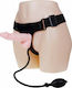 Baile Ultra Harness Sensual Comfort Harness με Dildo 16cm σε Μαύρο Χρώμα