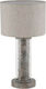 Maytoni Maryland Metal Table Lamp with Grey Shade and Base