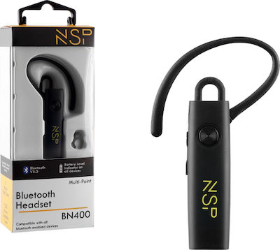 NSP BN400 Earbud Bluetooth Handsfree Receiver Black